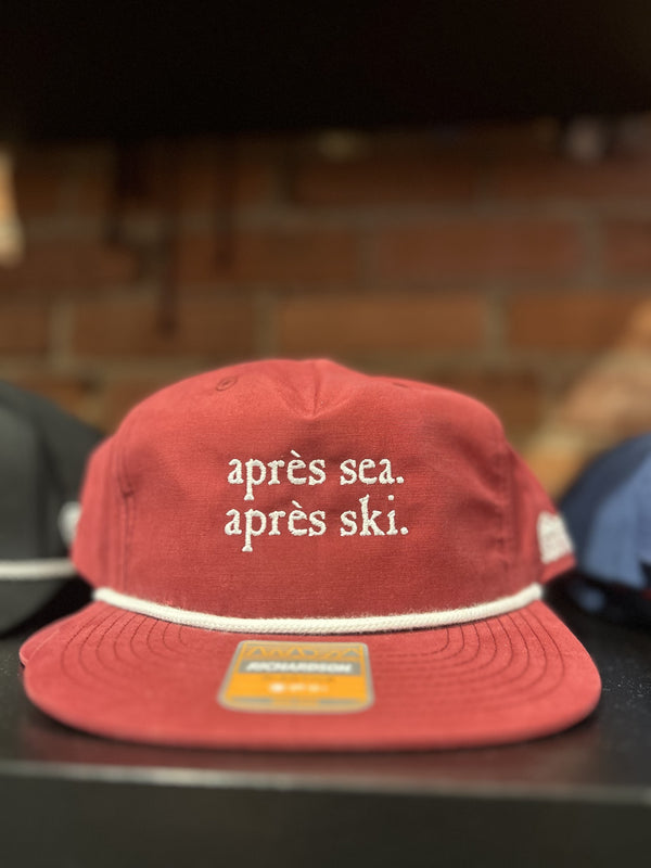 Apres Sea/Ski SP Logo Richardson 256 Umgua Snapback Hat