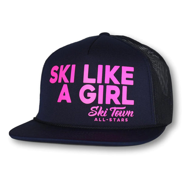 Ski Like A Girl Trucker Hat