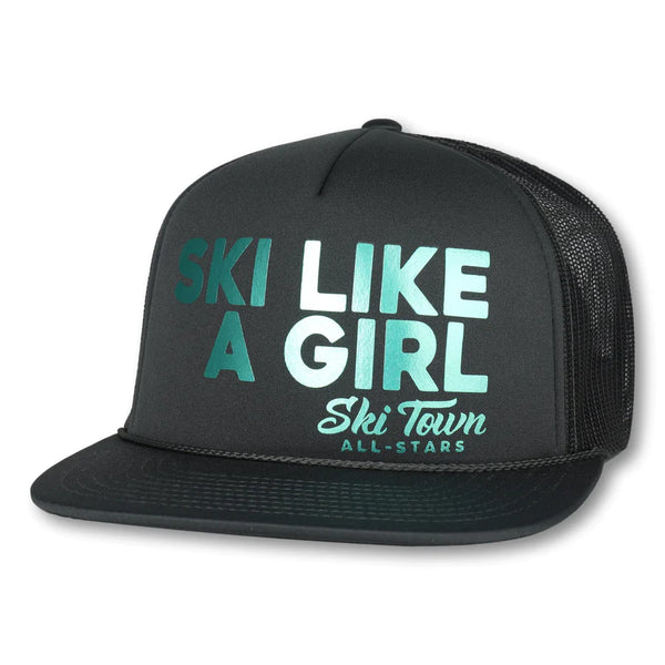 Ski Like A Girl Trucker Hat